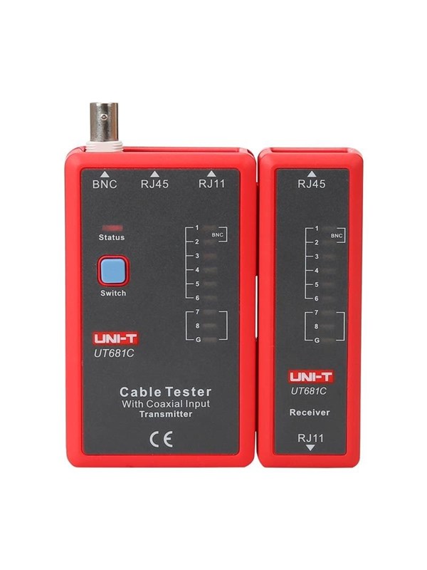 Uni-t - Netzwerk Rj45 & Telefon Rj11 & Bnc Kabel Tester Ut681c
