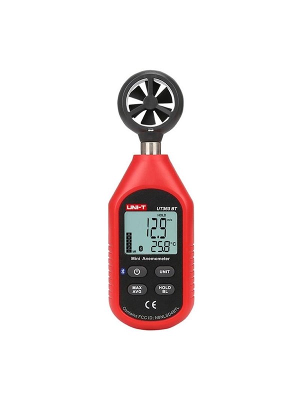 Uni-t - Mini-Digital-Anemometer mit Bluetooth Ut363-bt Ut363bt