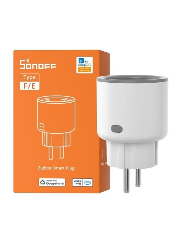 1-4 pièces SONOFF S60ZBTPF EU 16A iPlug Zigbee prise intelligente prise de courant pour maison intelligente avec surveillance de l'énergie prend en charge Alexa Google Home