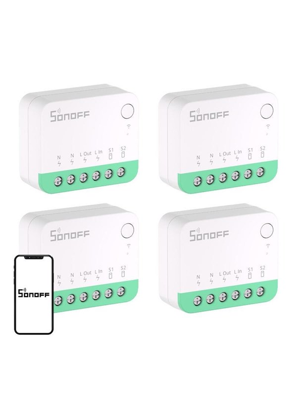 Sonoff SONOFF MINIR4M Extreme Matter-Schalter 4er-Pack