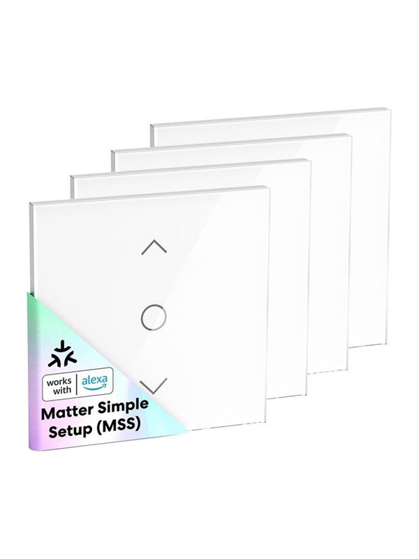 Meross MEROSS MRS100MAEU Smarter Wi-Fi Matter Rollladenschalter 4er-Pack