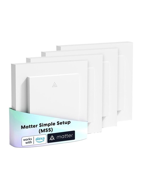 Meross MEROSS MRS105MA-EU Smarter Wi-Fi Matter Rollo-Schalter 4er-Pack