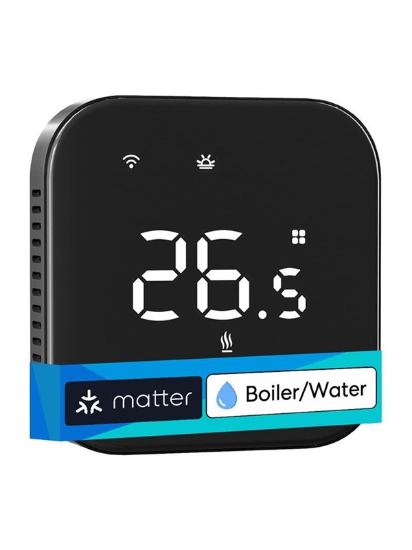 Meross MEROSS MTS215BMA-B(EU) Smarter Wi-Fi Thermostat (Schwarz)