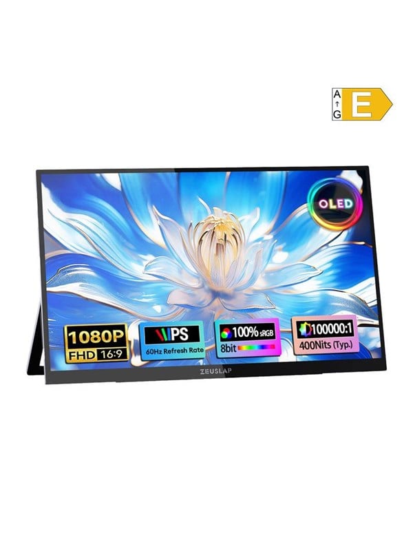 Image of 13.3" Zeuslap ZEUSLAP OL133ED Tragbarer Monitor mit einem 13.3" Touchscreen