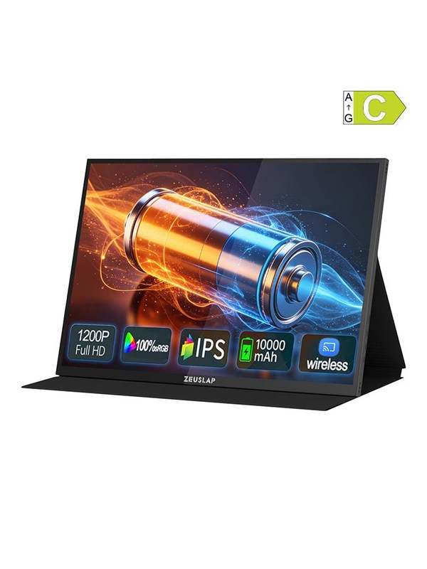 Image of 16" Zeuslap ZEUSLAP P16BT tragbarer Monitor mit einem 16-Zoll-Touchscreen