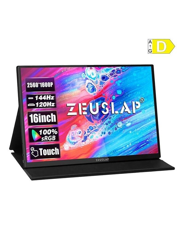 Image of 16" Zeuslap ZEUSLAP P16KT Tragbarer Monitor mit einem 16-inch 144Hz Touchscreen