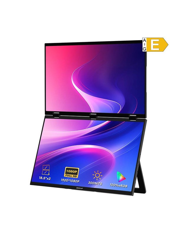 18 Zeuslap Z18W Dual 18 Tragbarer Monitor