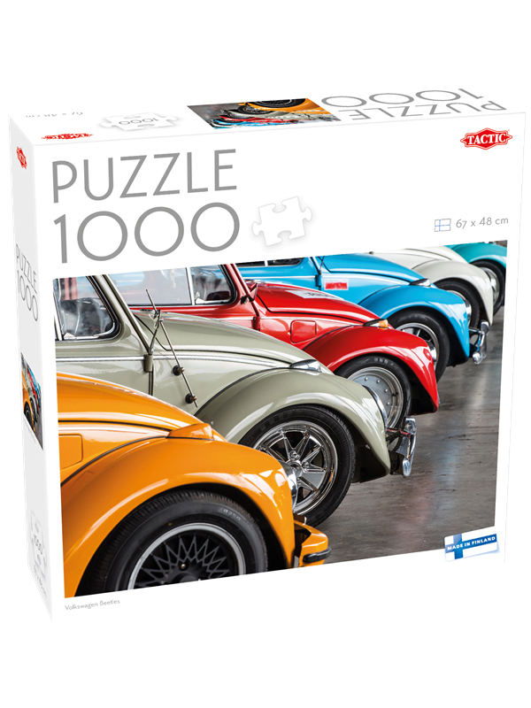 Tactic 1000 pcs puzzle Volkswagen Beetles