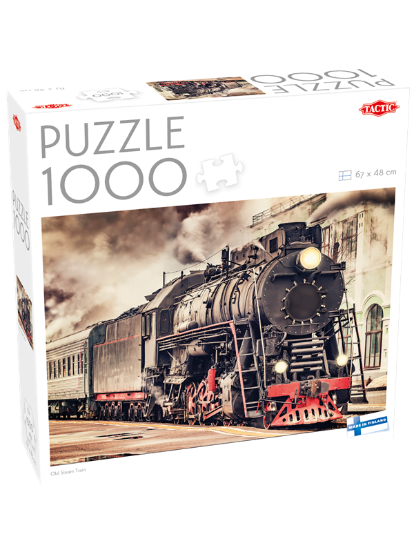 Tactic 1000 pcs puzzle: Old Steam Train
