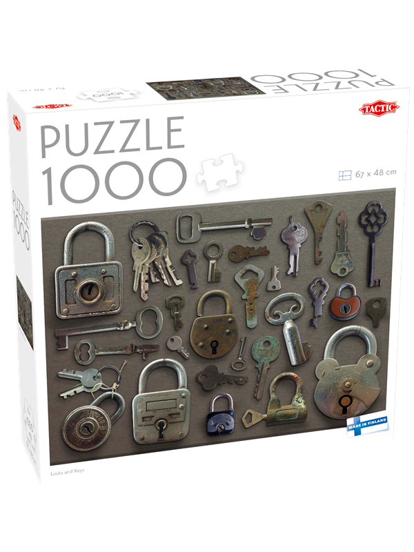 Tactic 1000 pcs puzzle Locks and Keys