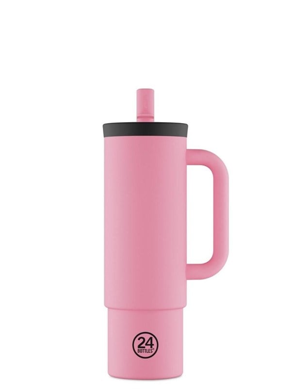 Image of 24Bottles - Straw Cup - Flamingo - 800 ml