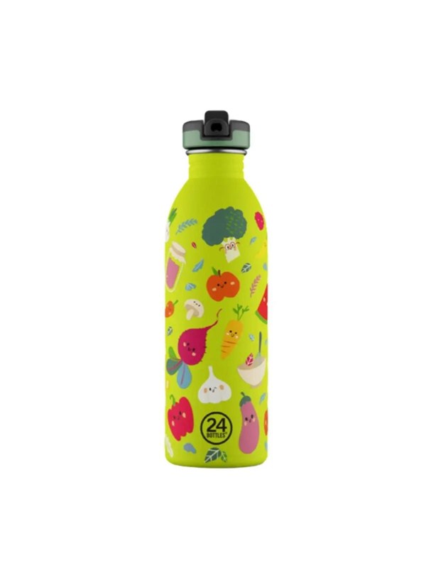 Image of 24Bottles - Urban Bottle - Veggie Friends - Lime