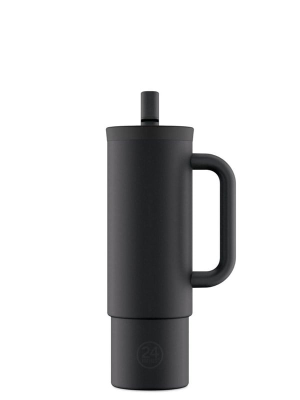 Image of 24Bottles - Straw Cup - Tuxedo Black - 800 ml