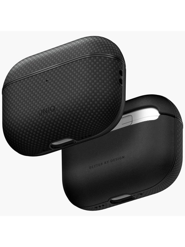 UNIQ Keva Prime Hülle für Apple AirPods Pro 3, Schwarz