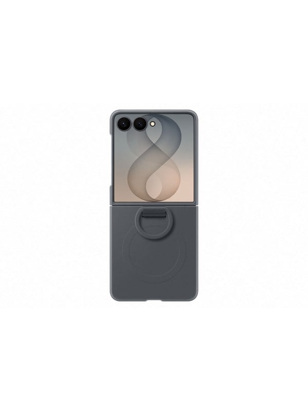 Samsung Galaxy Z Flip8 Silicone Ring Magnet Case - Graphite
