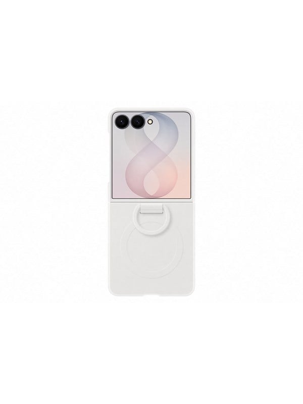Samsung Samsung Silicone Ring Magnet Case für Galaxy Flip8 white
