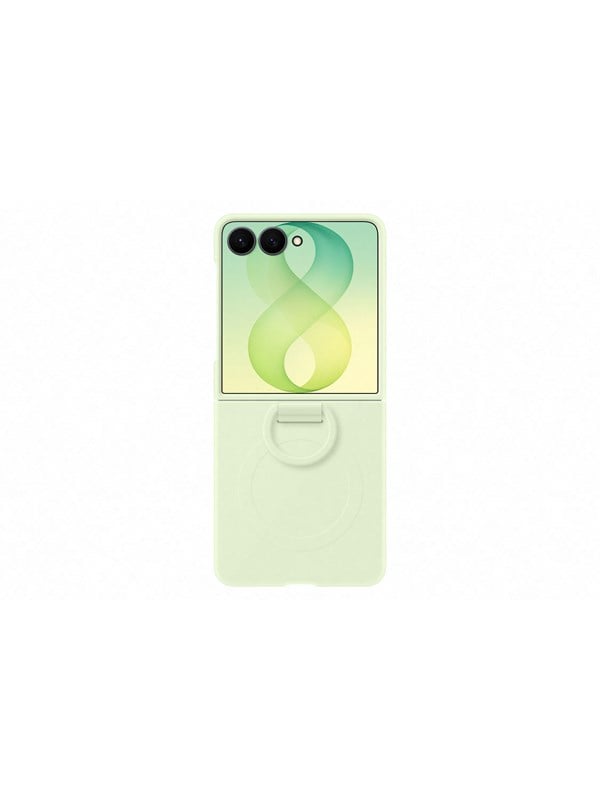 Samsung Samsung Silicone Ring Magnet Case für Galaxy Flip8 green