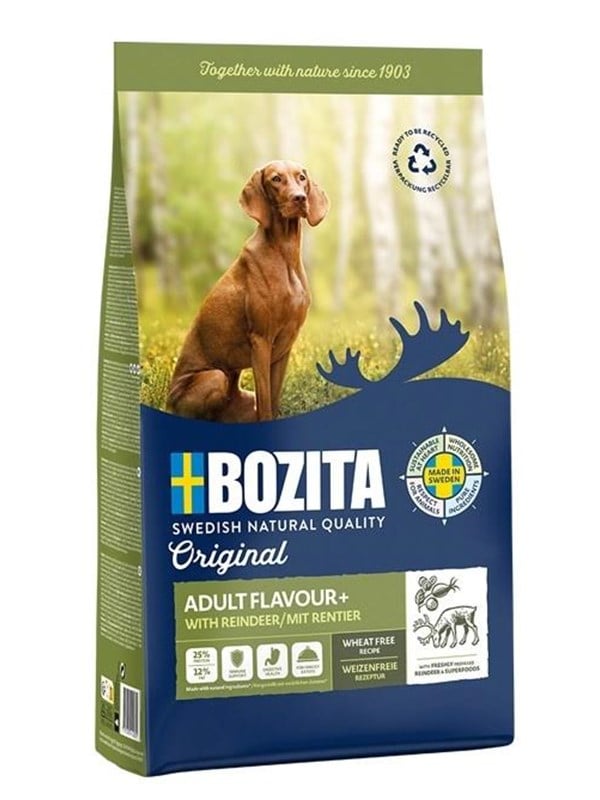 BOZITA Original Adult Flavour+ Reindeer - dry dog food - 12kg
