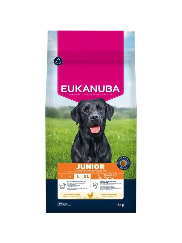 Eukanuba Premium Nutrition Puppy Junior & Giant Breed Chicken - dry dog food - 15kg