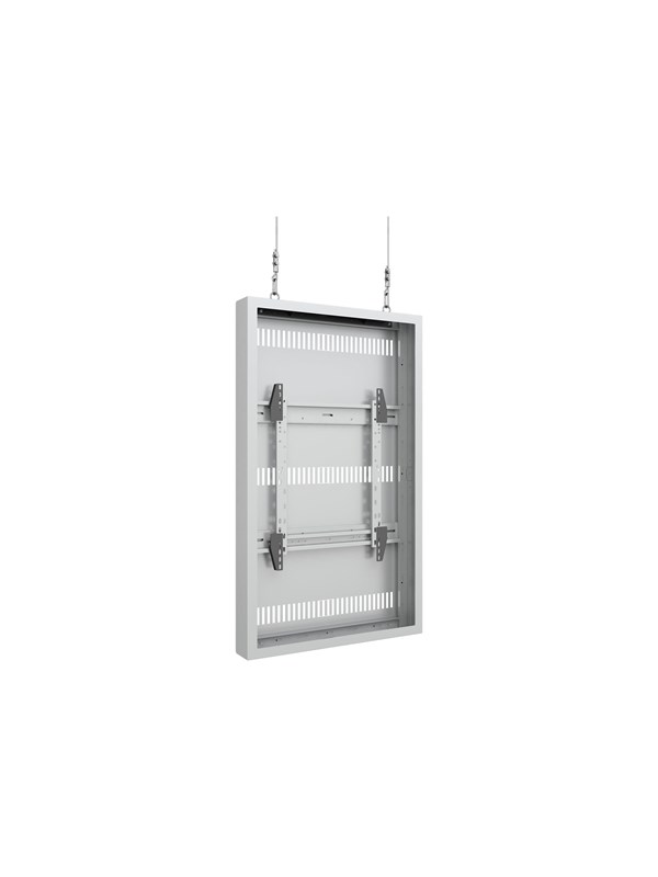 Multibrackets M Pro Series enclosure - medium - for flat panel - high brightness wire - white - Max 50 kg - recommended for 49
