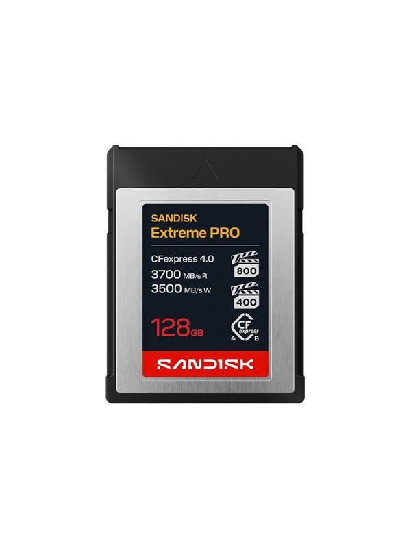 SANDISK Extreme PRO CFexpress 40 Type B - 3700 MBs - 128GB