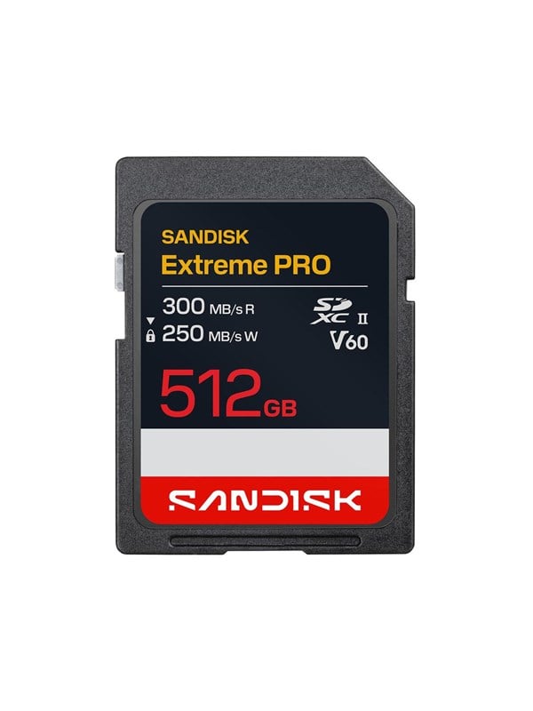 SANDISK Extreme PRO SDXC - 300MBs - 512GB