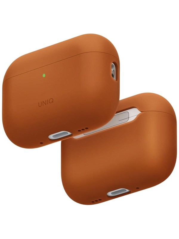 UNIQ Lino Silicone Case for AirPods Pro 3 - Orange