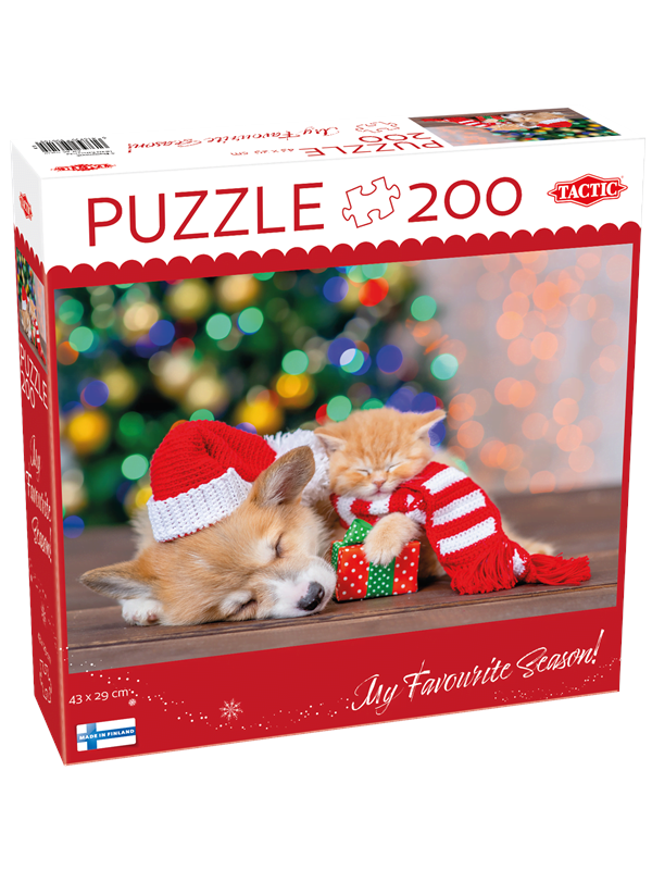 Tactic 200 pcs puzzle Paws and presents