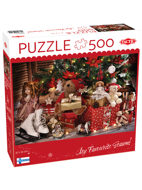 Tactic 500 pcs puzzle Christmas presents and toys