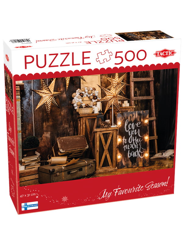 Tactic 500 pcs puzzle Christmas decorations