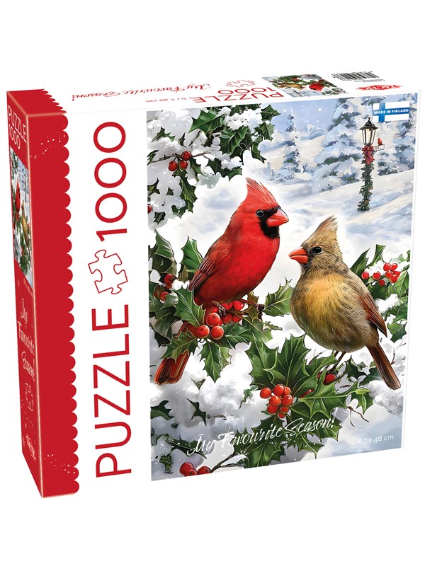 Tactic 1000 pcs puzzle Birds on Branch