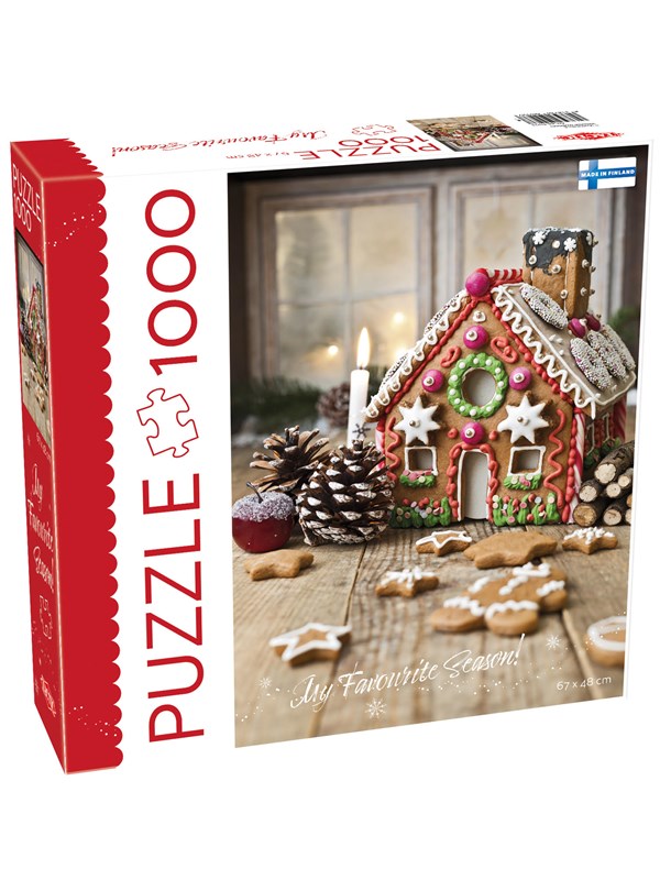 Tactic 1000 pcs puzzle Gingerbread House