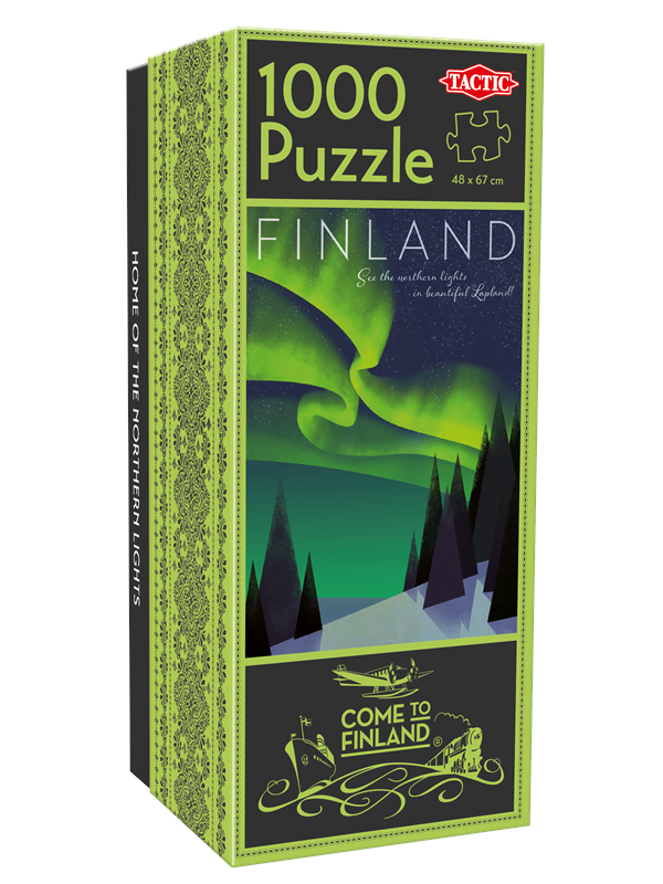 Tactic Come to Finland Northern Lights 1000 pcs puzzle