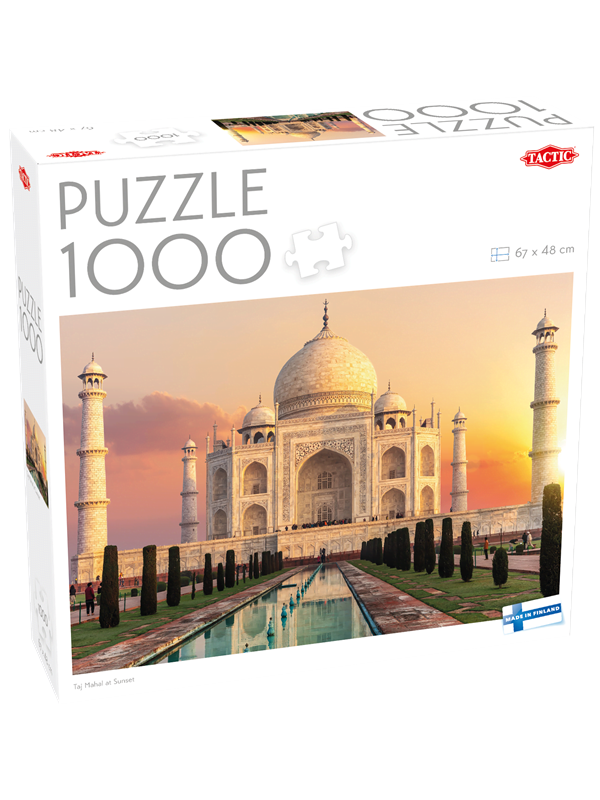 Tactic 1000 pcs puzzle Taj Mahal at Sunset