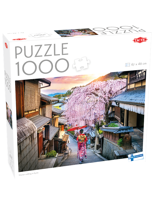 Tactic 1000 pcs puzzle Woman walking in Kyoto