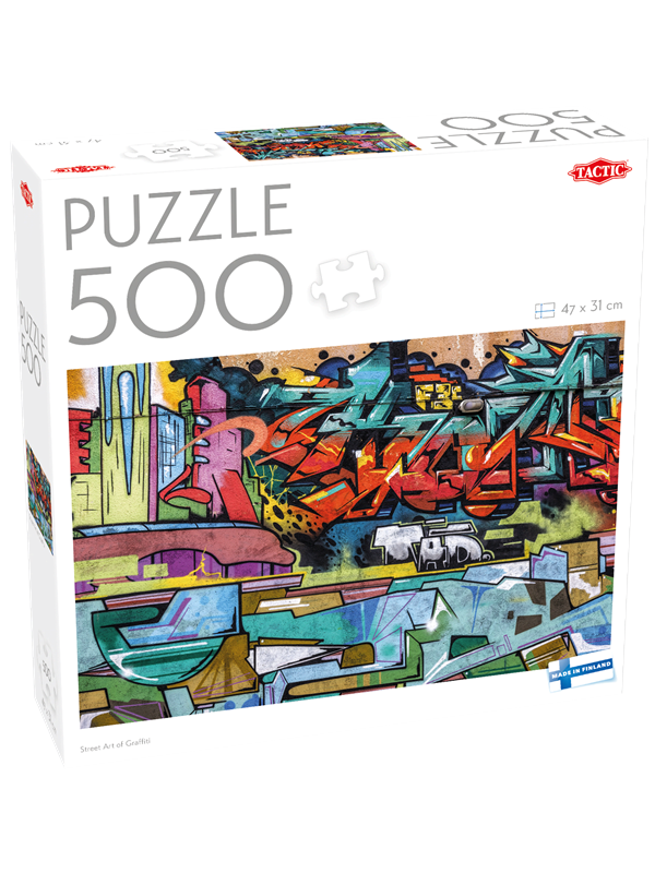 Tactic 500 pcs puzzle Street Art of Graffiti