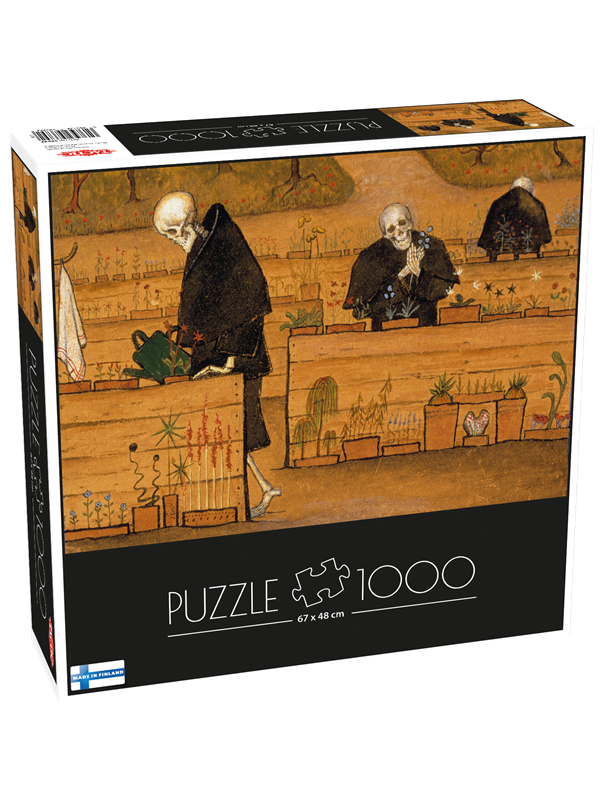 Tactic 1000 pcs Hugo Simberg Kuoleman puutarha