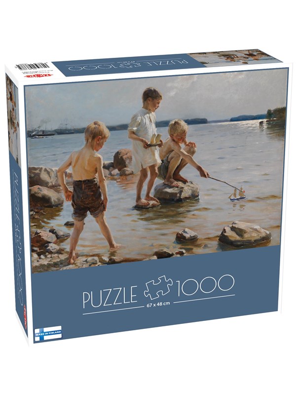 Tactic 1000 pcs A Edelfelt Leikkivi poikia rannalla