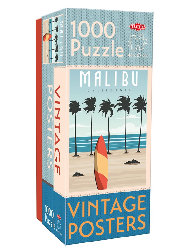 Tactic 1000 pcs Vintage Cities Malibu