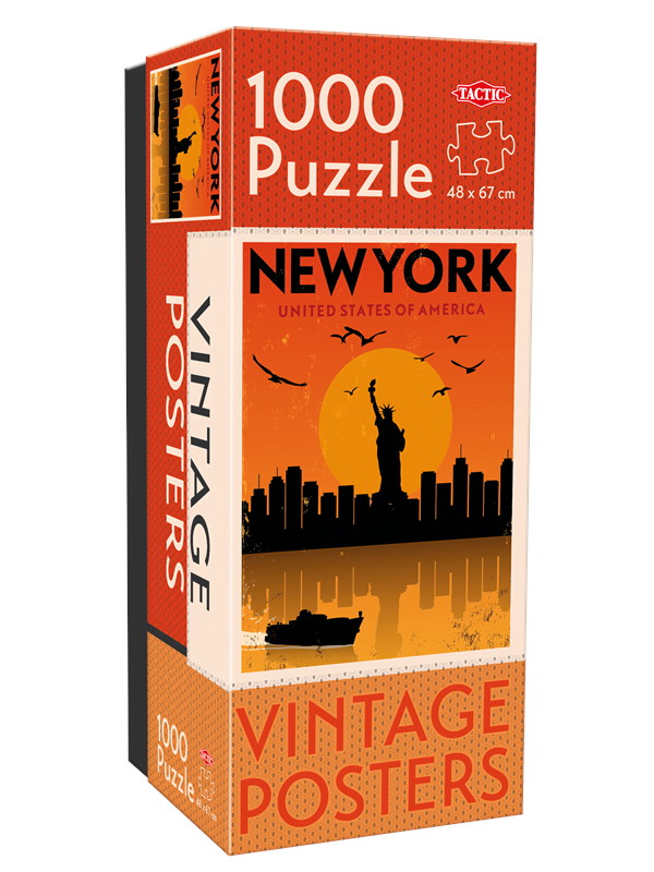 Tactic 1000 pcs Vintage Cities New York