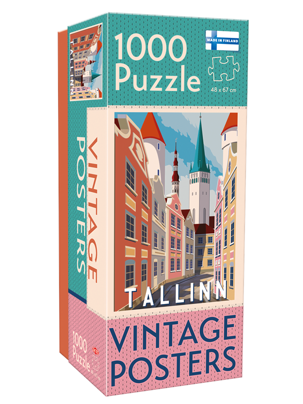 Tactic 1000 pcs Vintage Cities Tallinn