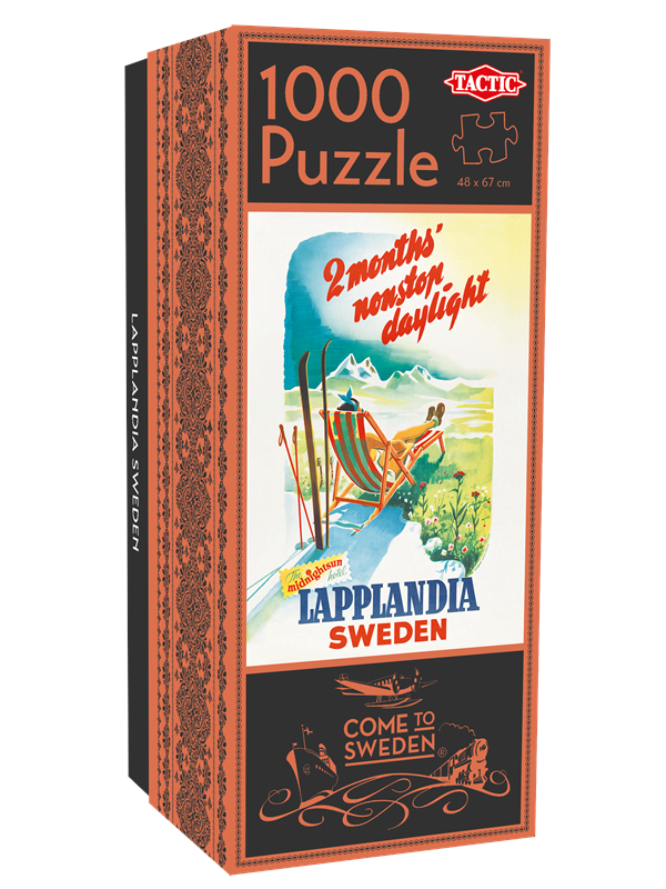 Tactic 1000 pcs Come to Sweden Lapplandia Sweden