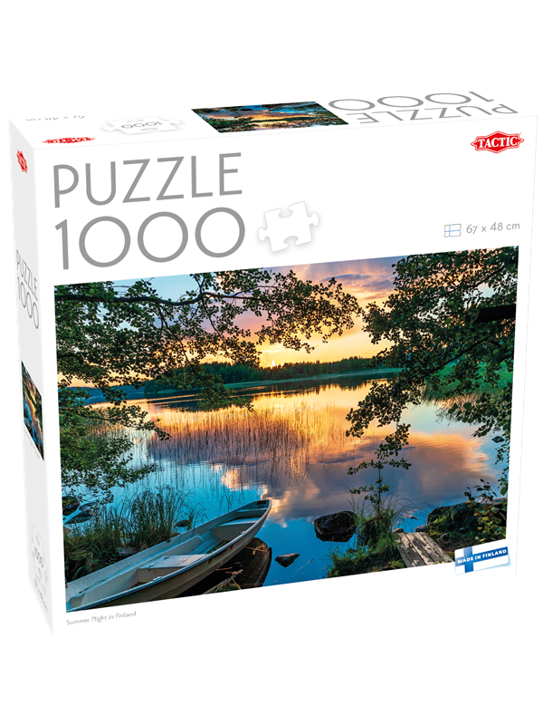 Tactic 1000 pcs puzzle Summer Night in Finland