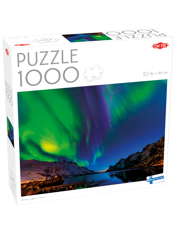 Tactic 1000 pcs puzzle: Northern Lights in Tromso