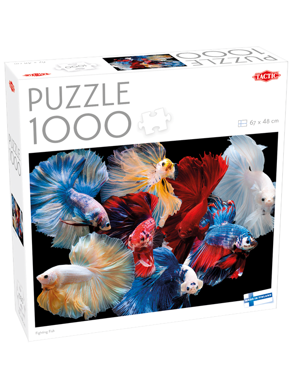 Tactic 1000 pcs puzzle Fighting Fish