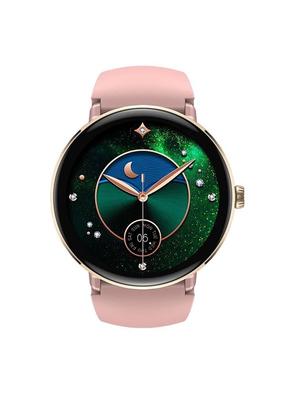 Zeblaze Lily 2 Bluetooth 1,2'' Rosa Einheitsgröße IP68 SpO2 Herzfrequenzmesser