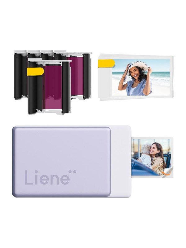 Image of Liene Pearl N200 Pro 2x3" tragbares Fotodrucker-Kit (Purple)