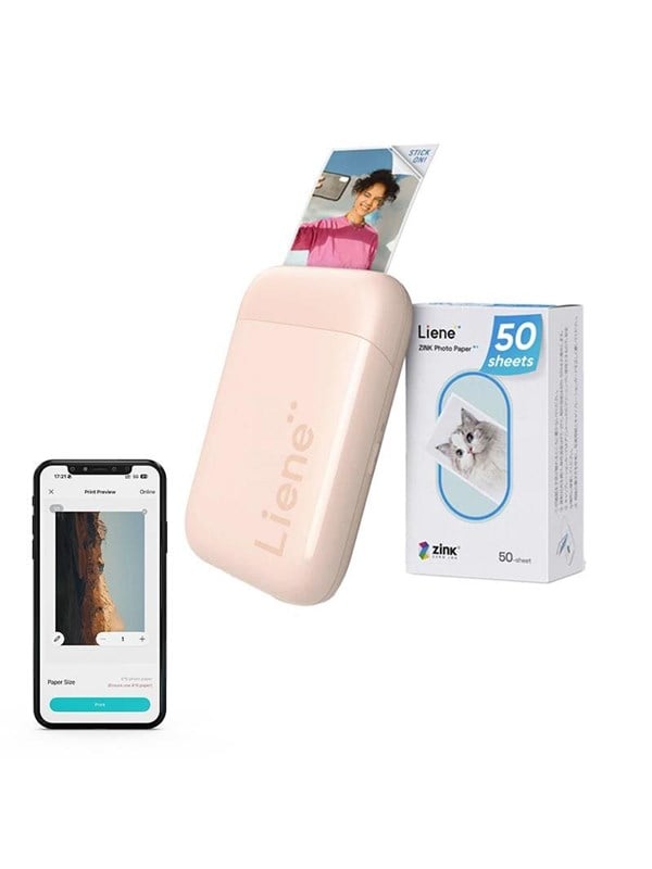 Liene Pearl 2x3" Portable Photo Printer (Pink)