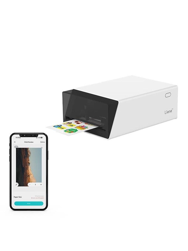 Image of Liene Pix Cut 2-in-1 tragbarer Fotodrucker - Farbensublimierung