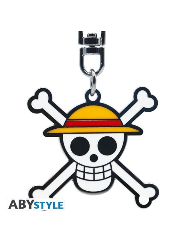 Image of ABYstyle - One Piece - Luffy Skull Keyring - Schlüsselanhänger
